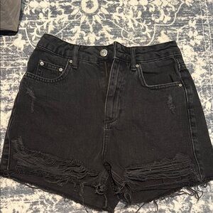 Topshop Moto Mom Jean Shorts